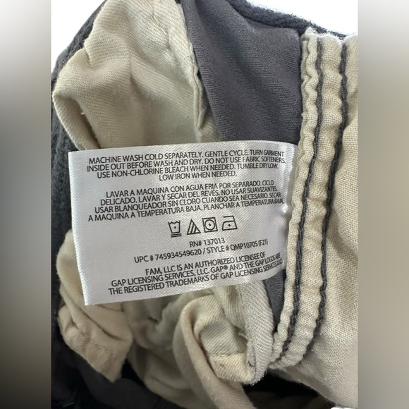 GAP Men’s Medium Gray Jogger Pants Elastic Waist Drawstring Casual Chino Fit - Picture 11 of 11